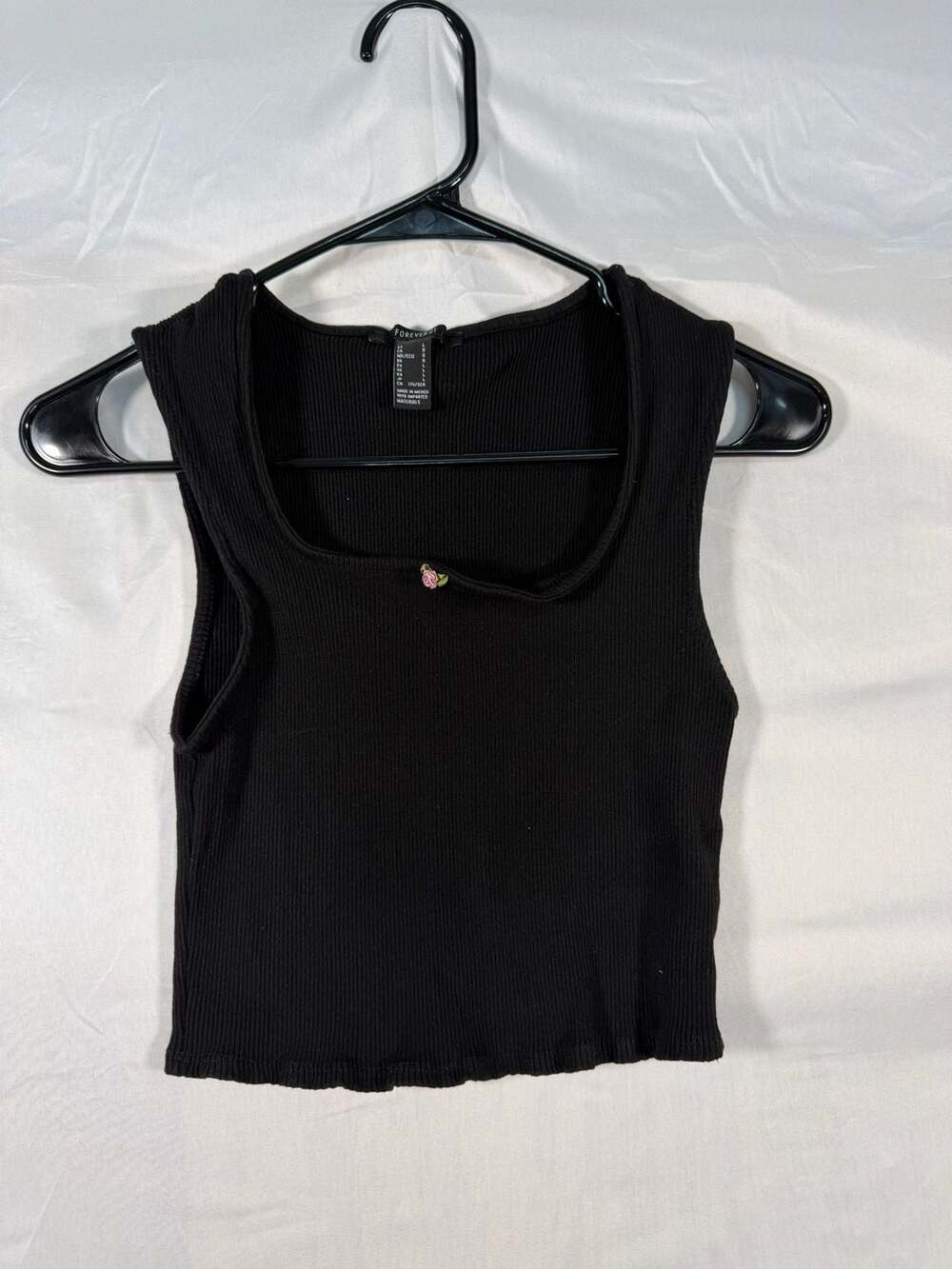 Forever 21 Ribbed Tank Top & Japna Green Top